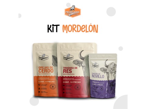 Kit Mordelón deshidratado natural para perro PRORGANIC